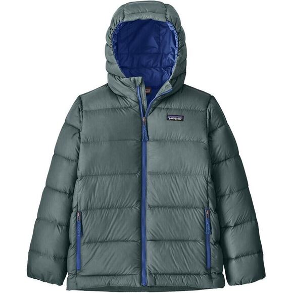 Patagonia Kids’ Hi-Loft Down Sweater Hoody, Nouveau Green, Size XL 14, NWT - Picture 2 of 2